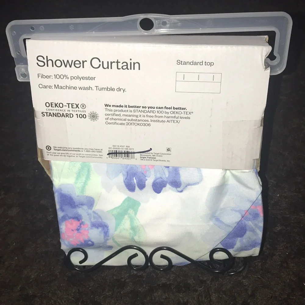 NWT Floral shower curtain